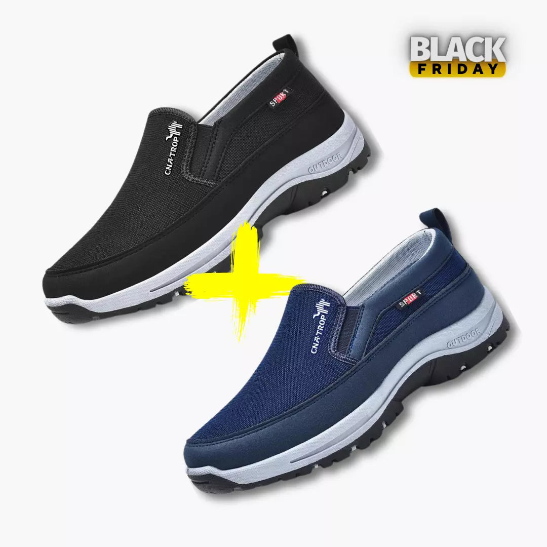 Esquenta Black Friday🔥 Compre 1 Leve 2 Tênis Mocassim Ortopédico ConfortPlus 2025