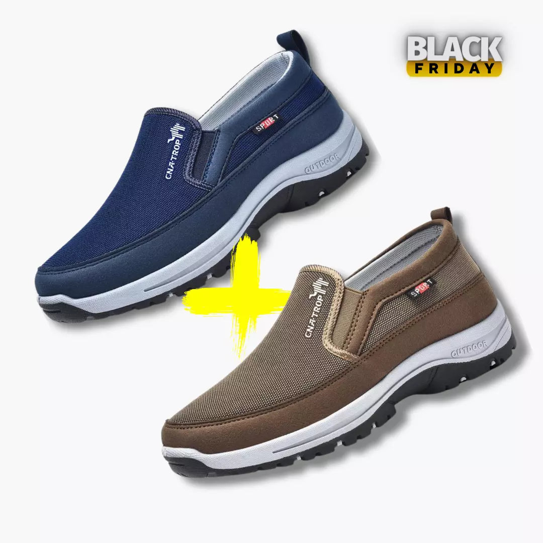 Esquenta Black Friday🔥 Compre 1 Leve 2 Tênis Mocassim Ortopédico ConfortPlus 2025